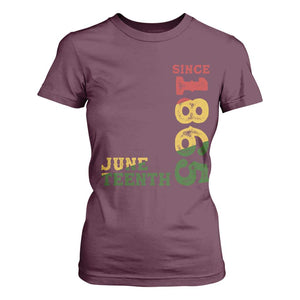 Juneteenth Since 1865 T Shirt For Women Freedom Black History Independence Day TS02 Maroon Print Your Wear