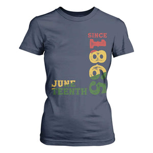 Juneteenth Since 1865 T Shirt For Women Freedom Black History Independence Day TS02 Navy Print Your Wear