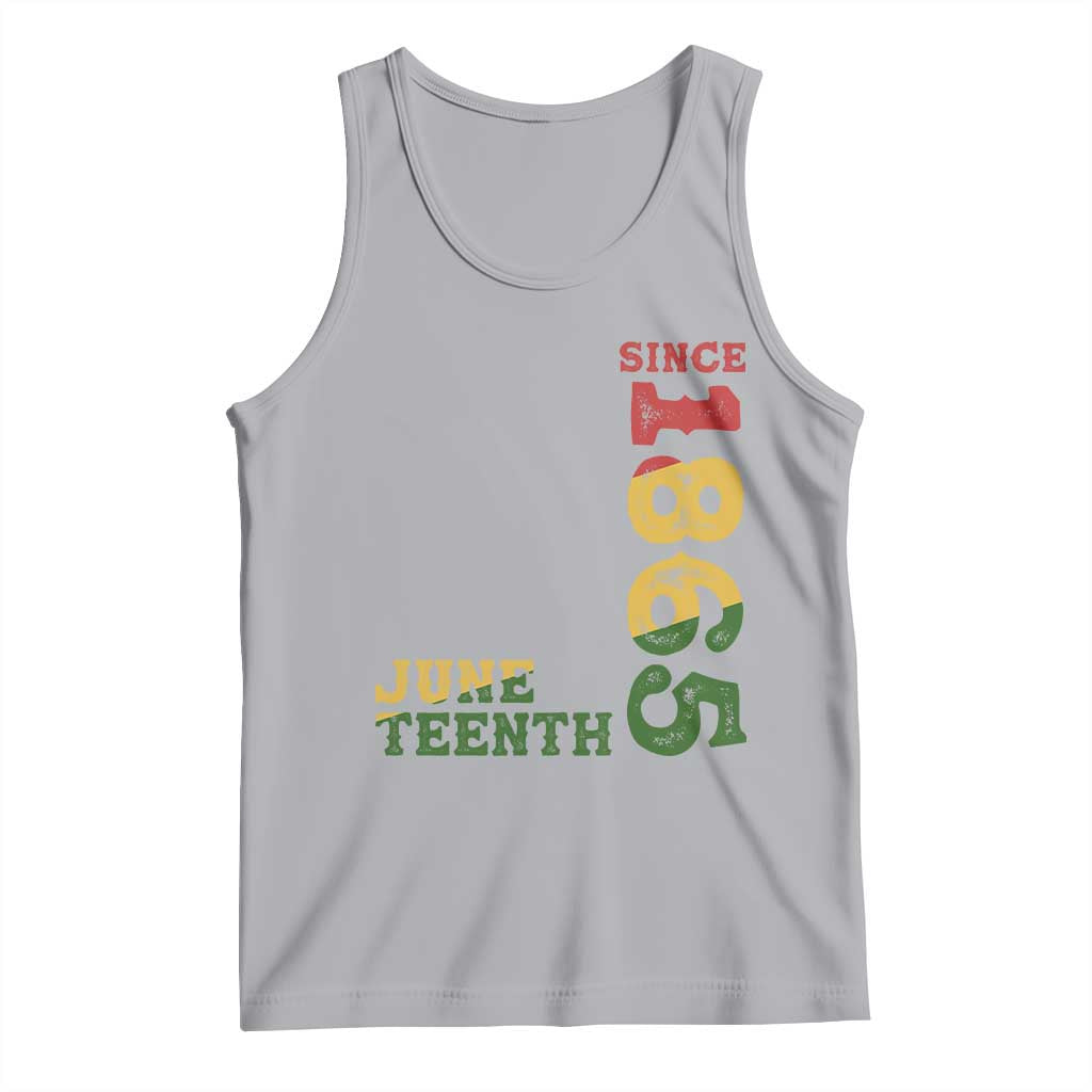 Juneteenth Since 1865 Tank Top Freedom Black History Independence Day TS02 Athletic Heather Print Your Wear