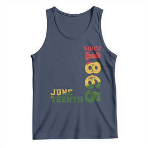 Juneteenth Since 1865 Tank Top Freedom Black History Independence Day TS02 Navy Print Your Wear
