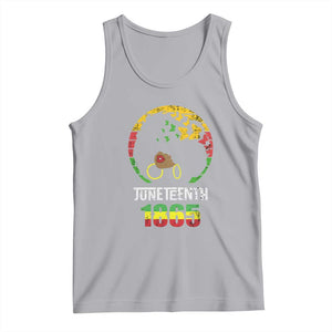 Juneteenth 1865 Tank Top Retro Black Woman Pride TS02 Athletic Heather Print Your Wear