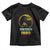 Juneteenth 1865 Toddler T Shirt Retro Black Woman Pride TS02 Black Print Your Wear