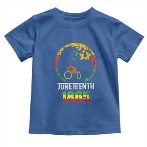 Juneteenth 1865 Toddler T Shirt Retro Black Woman Pride TS02 Royal Blue Print Your Wear