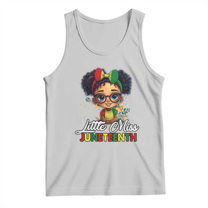 Little Miss Juneteenth Tank Top Since 1865 Black History TS02 Ash Print Your Wear