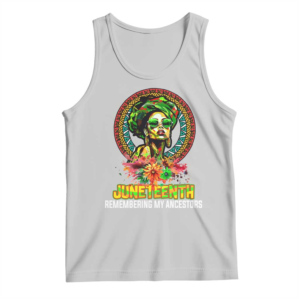 Juneteenth 1865 Tank Top Remembering Ancestors African American Woman TS02 Ash Print Your Wear