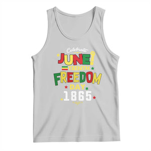 Celebrate Juneteenth 1865 Tank Top Freedom Day Black History Independence TS02 Ash Print Your Wear