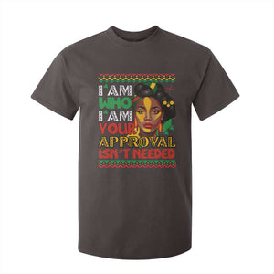 Black Queen Pride T Shirt For Kid I Am Who I Am Your Approval Isn't Needed TS02 Dark Chocolate Print Your Wear