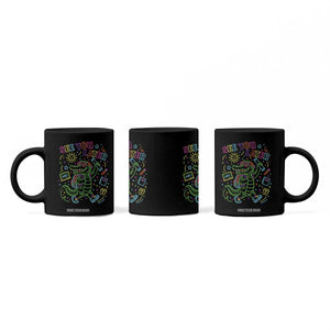 See You Later Alligator Last Day Of School Coffee Mug Cute Neon Chalkboard Kindergarten Graduation