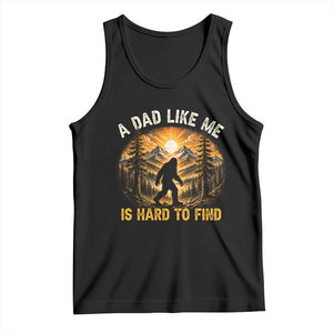 Retro Bigfoot Dad Like Me Is Hard To Find Tank Top Sasquatch Gift for Outdoorsy Fathers Myth Seekers