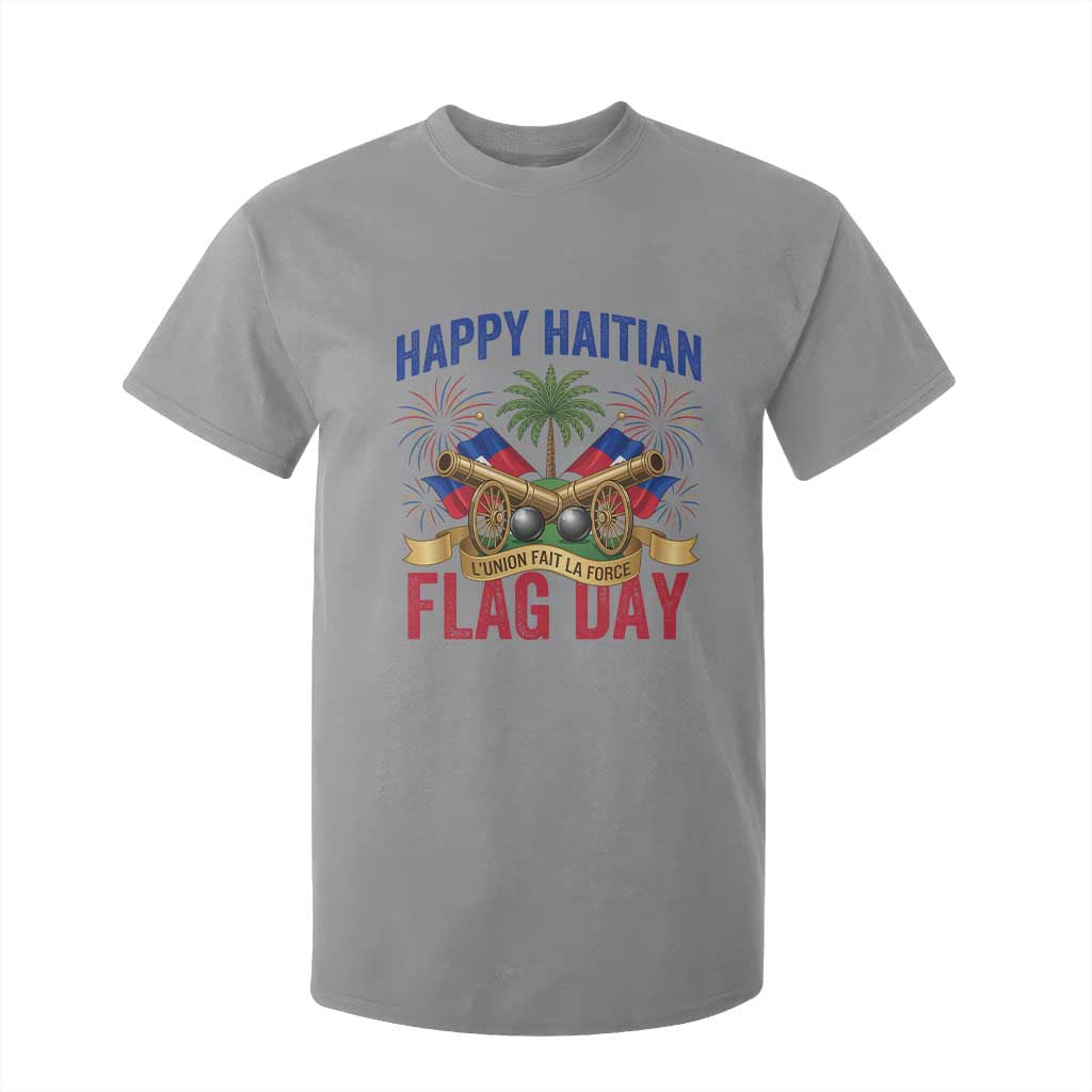 Happy Haitian Flag Day Celebration Graphic T Shirt For Kid May 18 National Pride Haiti Heritage TS02 Sport Gray Print Your Wear