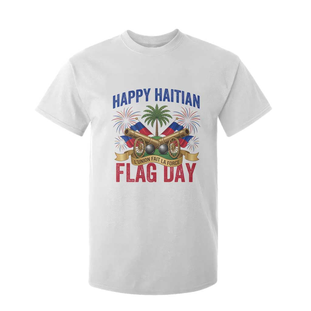 Happy Haitian Flag Day Celebration Graphic T Shirt For Kid May 18 National Pride Haiti Heritage TS02 White Print Your Wear