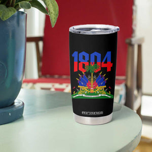Haiti 1804 Independence Year Graphic Tumbler Cup Haitian Pride Coat of Arms National Heritage TS02 Print Your Wear