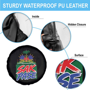 Sak Pase Haitian Creole Greeting Spare Tire Cover National Crest Cultural Haiti Pride TS02 Print Your Wear