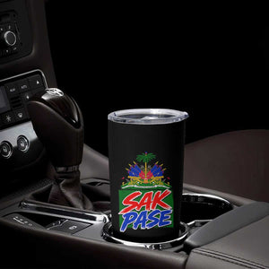 Sak Pase Haitian Creole Greeting Tumbler Cup National Crest Cultural Haiti Pride TS02 Print Your Wear
