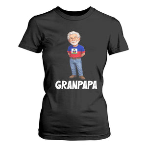 Granpapa Haitian Creole Grandpa Pride T Shirt For Women Grandfather Hispanic Haiti Heritage Father's Day TS02 Black Print Your Wear