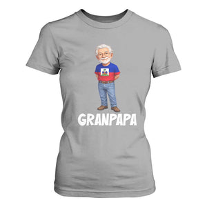 Granpapa Haitian Creole Grandpa Pride T Shirt For Women Grandfather Hispanic Haiti Heritage Father's Day TS02 Sport Gray Print Your Wear