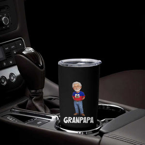 Granpapa Haitian Creole Grandpa Pride Tumbler Cup Grandfather Hispanic Haiti Heritage Father's Day TS02 Print Your Wear
