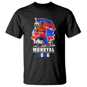 Mondyal 2026 Haiti Soccer Player Victory Celebration Graphic T Shirt Haitian Flag Football Sports Fan TS02 Black Print Your Wear