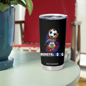 Mondyal 2026 Haiti Freedom Fist Broken Chains Soccer Graphic Tumbler Cup Haitian Flag Football Sports Fan TS02 Print Your Wear