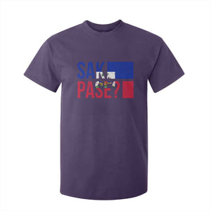 Sak Pase Haitian Creole T Shirt For Kid Haiti Flag Heritage Pride TS02 Purple Print Your Wear