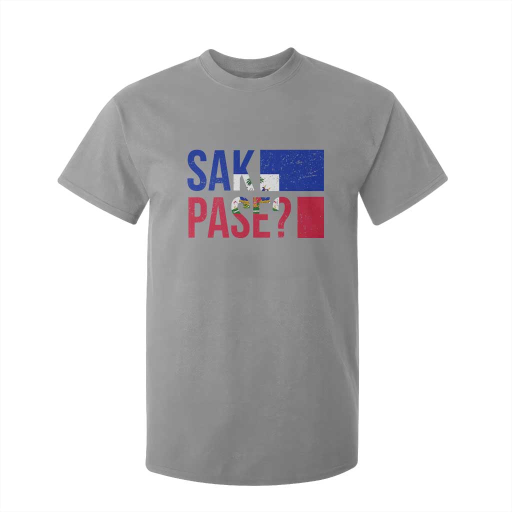 Sak Pase Haitian Creole T Shirt For Kid Haiti Flag Heritage Pride TS02 Sport Gray Print Your Wear