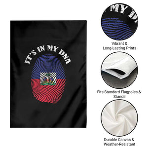 It's In My DNA Haitian Flag Fingerprint Graphic Garden Flag Haiti Heritage Pride TS02 Print Your Wear