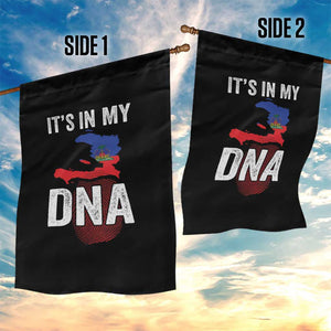 It's In My DNA Haitian Map and Fingerprint Flag Graphic Garden Flag Haiti Heritage Pride TS02 Print Your Wear