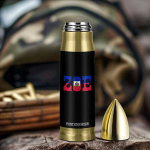 Zoe Haitian Pride Bullet Tumbler Haiti Flag Culture Heritage Pride TS02 Print Your Wear