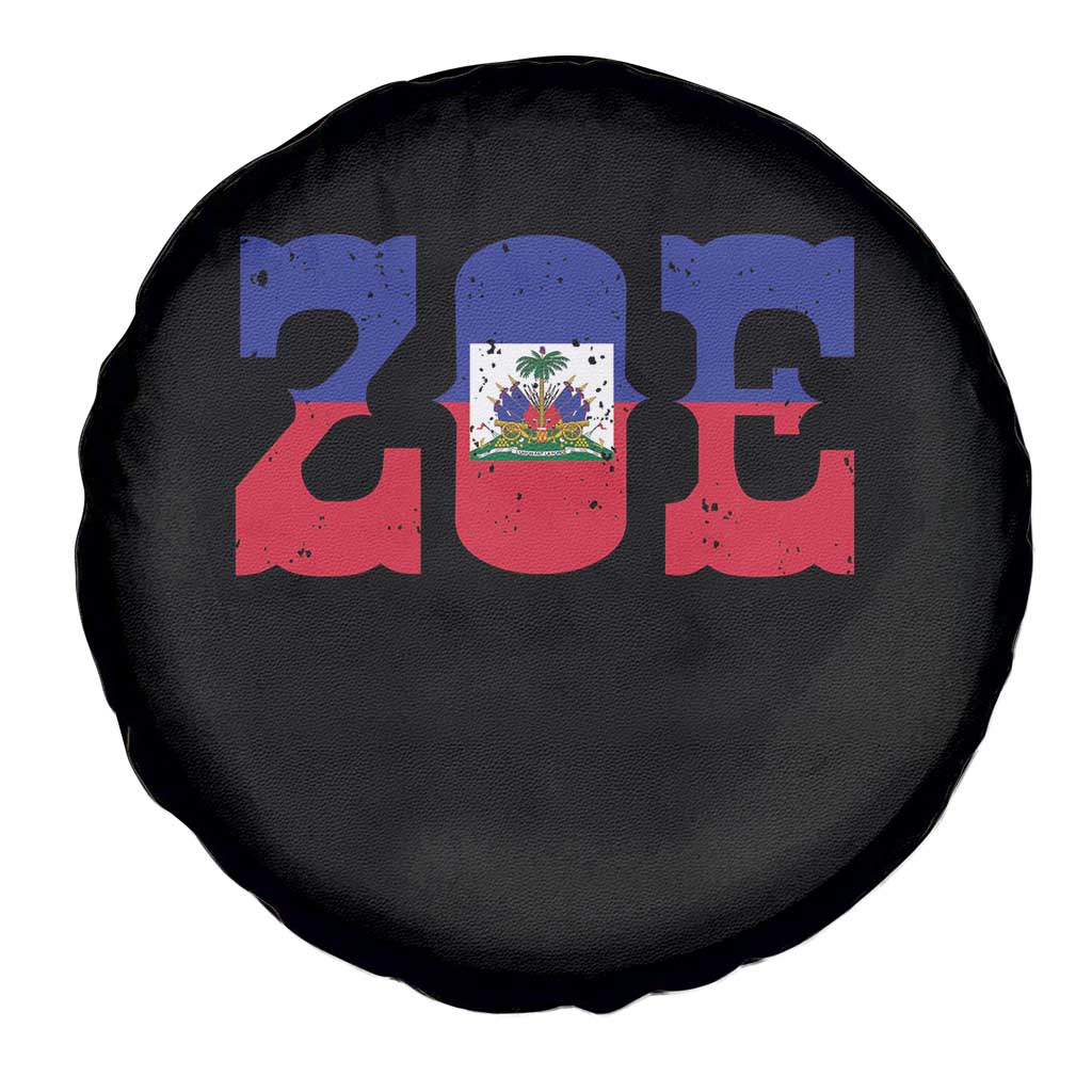 Zoe Haitian Pride Spare Tire Cover Haiti Flag Culture Heritage Pride TS02 Print Your Wear