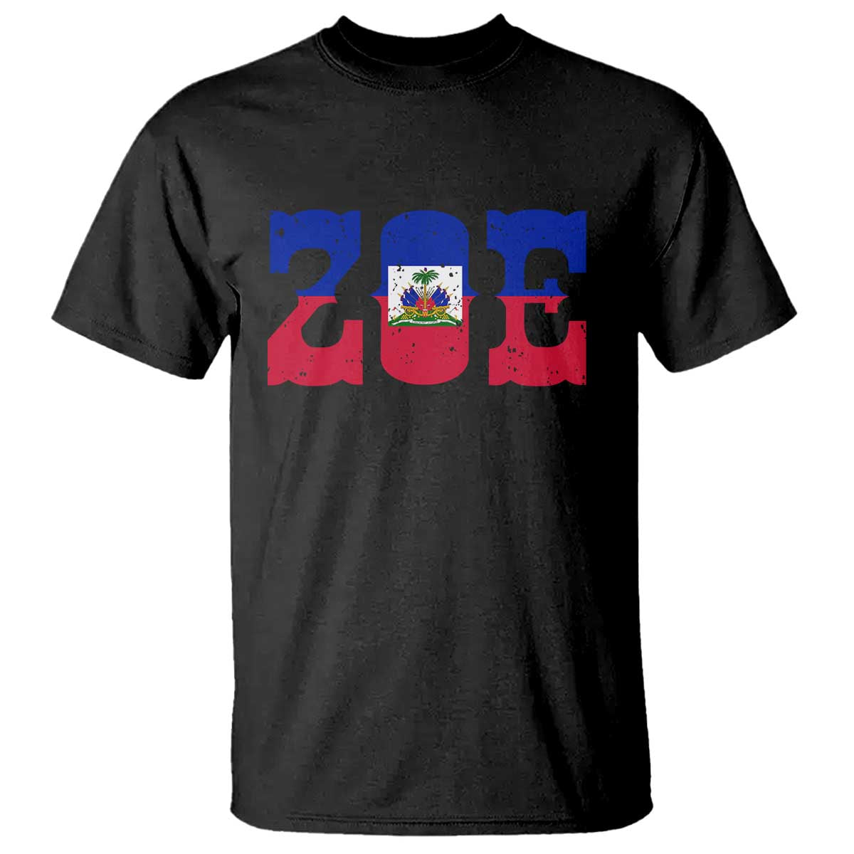 Zoe Haitian Pride T Shirt Haiti Flag Culture Heritage Pride TS02 Black Print Your Wear