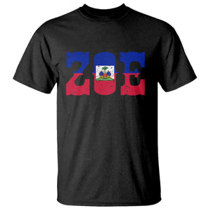 Zoe Haitian Pride T Shirt Haiti Flag Culture Heritage Pride TS02 Black Print Your Wear