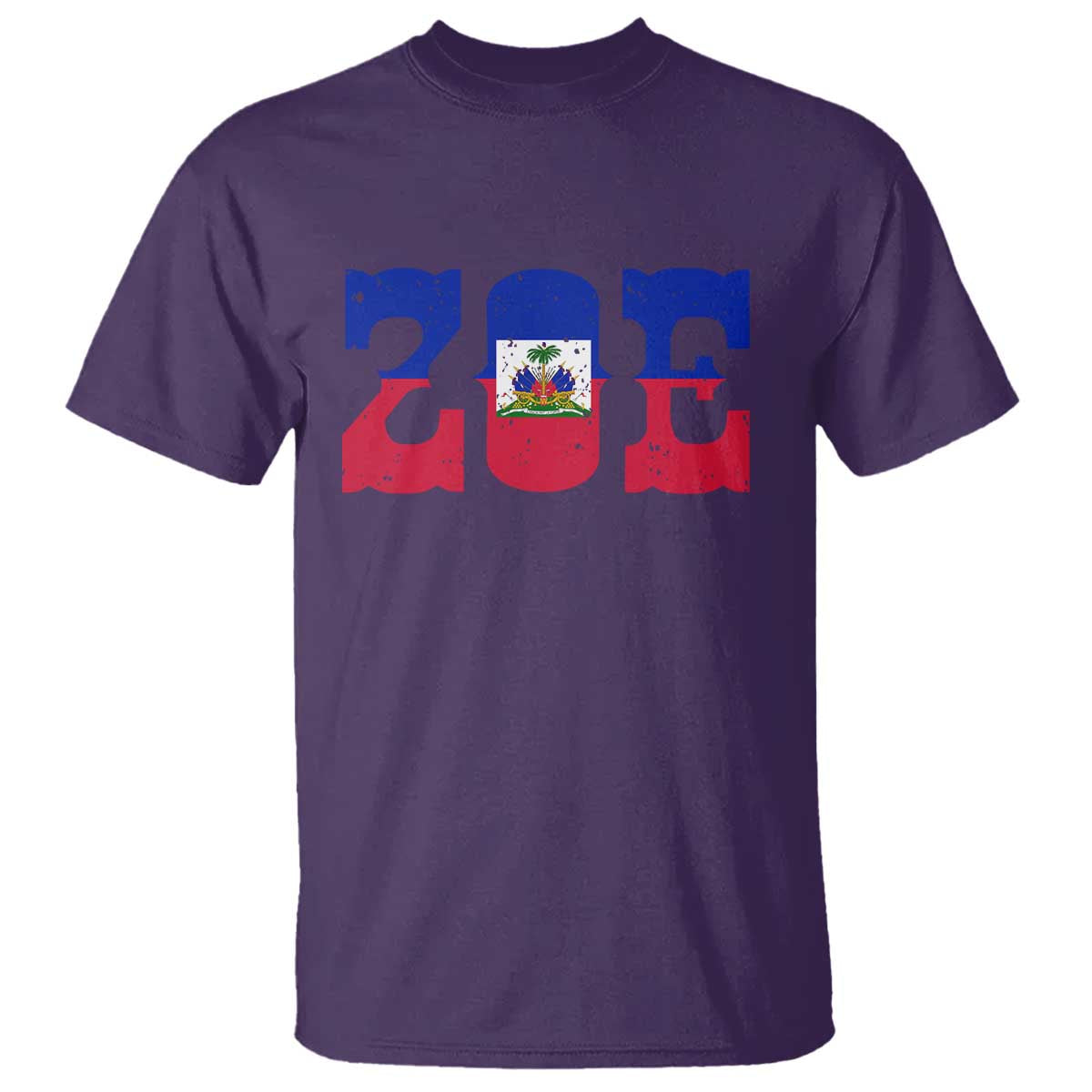 Zoe Haitian Pride T Shirt Haiti Flag Culture Heritage Pride TS02 Purple Print Your Wear
