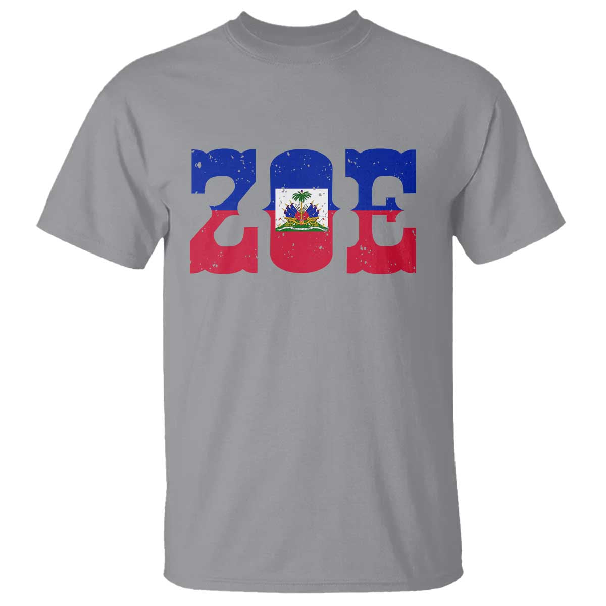 Zoe Haitian Pride T Shirt Haiti Flag Culture Heritage Pride TS02 Sport Gray Print Your Wear