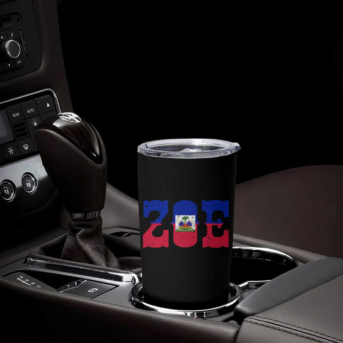 Zoe Haitian Pride Tumbler Cup Haiti Flag Culture Heritage Pride TS02 Print Your Wear