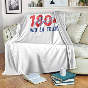 Haiti 1804 Ayiti Nou La Toujou Throw Blanket Independence Haiti Heritage Pride TS02 Print Your Wear