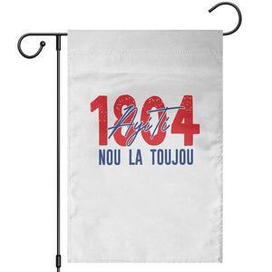 Haiti 1804 Ayiti Nou La Toujou Garden Flag Independence Haiti Heritage Pride TS02 White Print Your Wear
