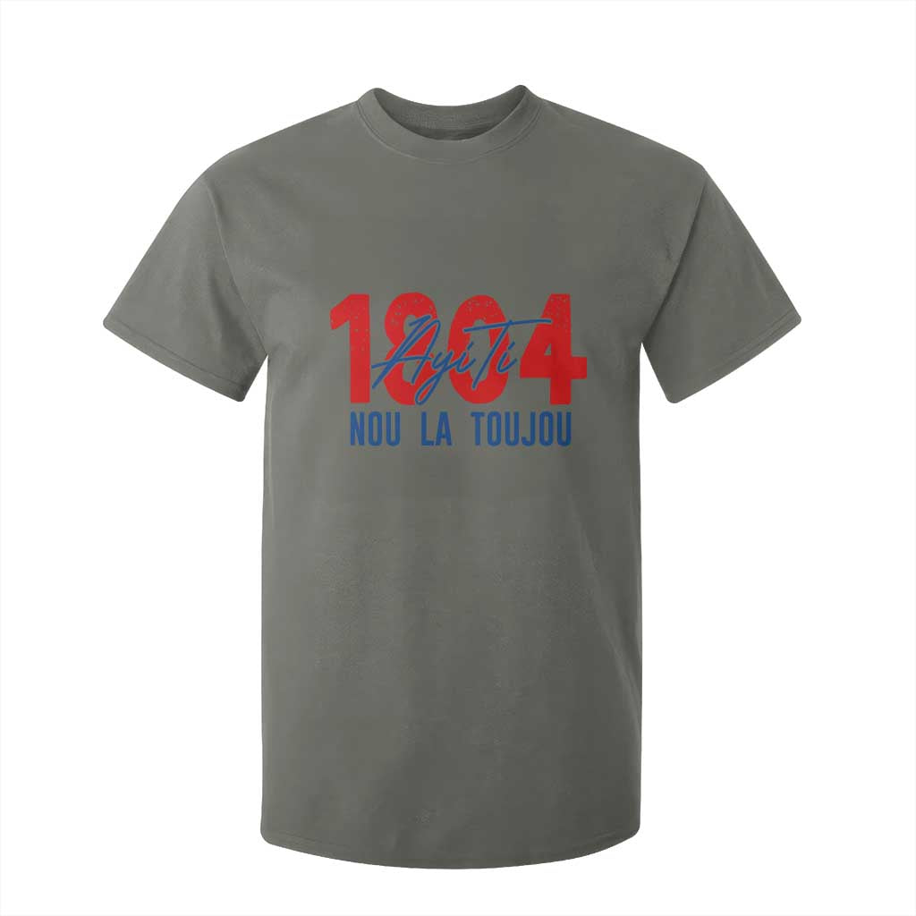 Haiti 1804 Ayiti Nou La Toujou T Shirt For Kid Independence Haiti Heritage Pride TS02 Military Green Print Your Wear