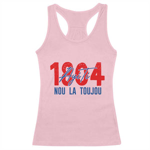 Haiti 1804 Ayiti Nou La Toujou Racerback Tank Top Independence Haiti Heritage Pride TS02 Light Pink Print Your Wear