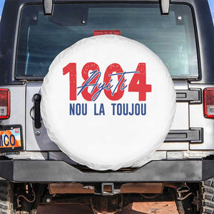 Haiti 1804 Ayiti Nou La Toujou Spare Tire Cover Independence Haiti Heritage Pride TS02 No hole White Print Your Wear
