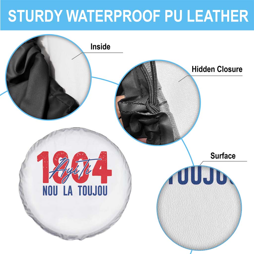 Haiti 1804 Ayiti Nou La Toujou Spare Tire Cover Independence Haiti Heritage Pride TS02 Print Your Wear