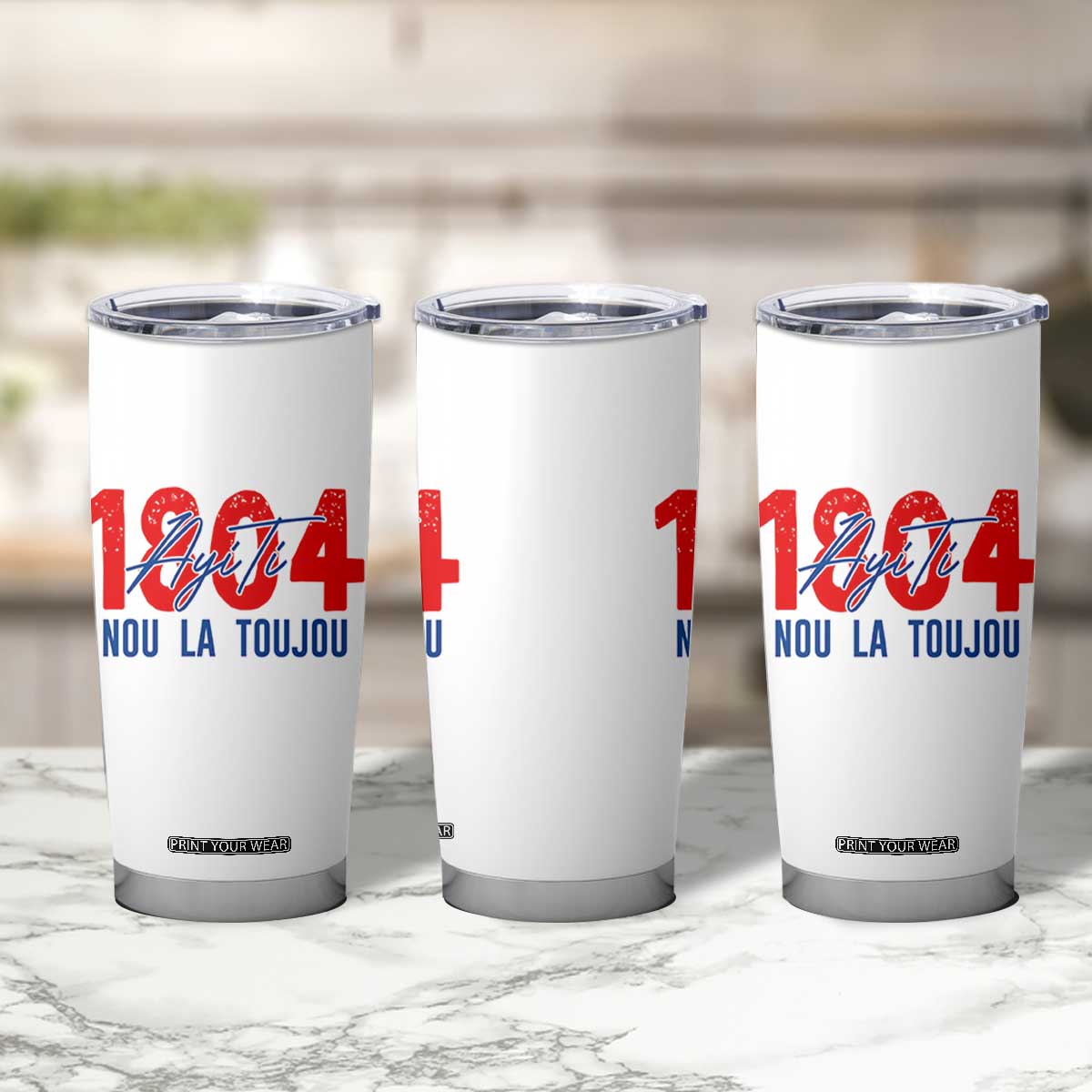 Haiti 1804 Ayiti Nou La Toujou Tumbler Cup Independence Haiti Heritage Pride TS02 Print Your Wear