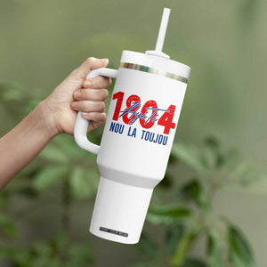 Haiti 1804 Ayiti Nou La Toujou Tumbler With Handle Independence Haiti Heritage Pride TS02 Print Your Wear