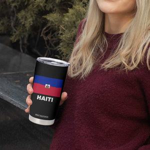 Vintage Distressed Haiti Flag Tumbler Cup Haitian Heritage Pride TS02 Print Your Wear