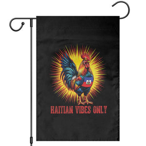 Proud Haitian Rooster Flag Garden Flag Majestic National Symbol Haiti Heritage Pride TS02 Black Print Your Wear