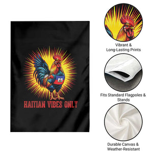 Proud Haitian Rooster Flag Garden Flag Majestic National Symbol Haiti Heritage Pride TS02 Print Your Wear