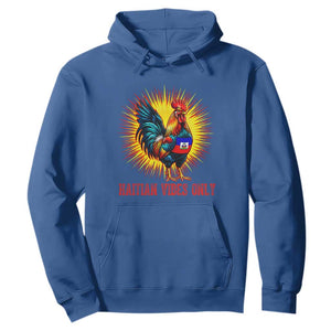 Proud Haitian Rooster Flag Hoodie Majestic National Symbol Haiti Heritage Pride TS02 Royal Blue Print Your Wear