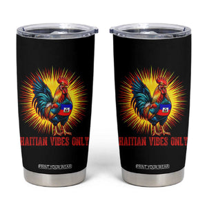 Proud Haitian Rooster Flag Tumbler Cup Majestic National Symbol Haiti Heritage Pride TS02 Black Print Your Wear