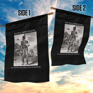 Haitian Revolution Toussaint Louverture Garden Flag We Will Rise Again Historic Graphic TS02 Print Your Wear