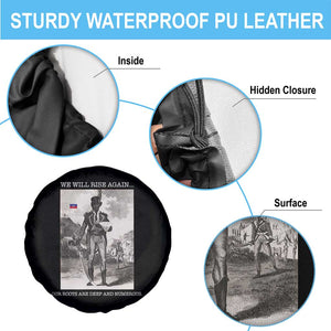 Haitian Revolution Toussaint Louverture Spare Tire Cover We Will Rise Again Historic Graphic TS02 Print Your Wear