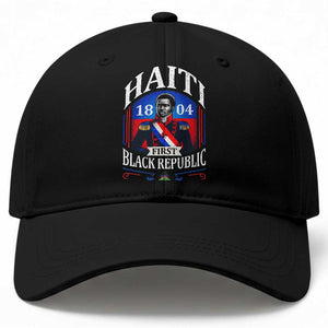 1804 First Black Republic Vintage Graphic Baseball Cap Jean Jacques Dessalines Historic TS02 Print Your Wear